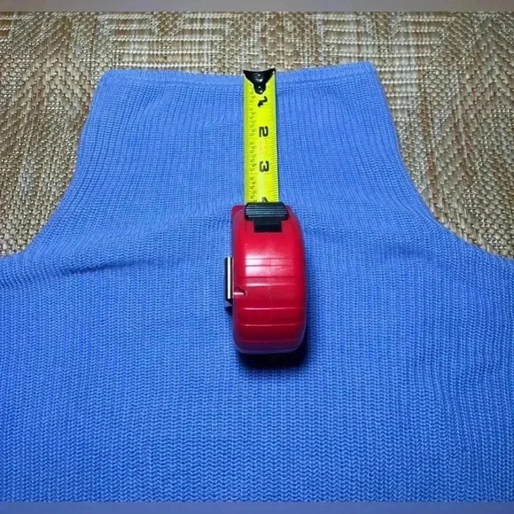 The Country Fair Boutique Women's Turtleneck Sweater, Periwinkle,SZ Small,Great - Picture 6 of 8